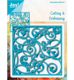 Joy Crafts 6002-0540 swirl vierkant