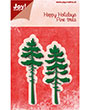 Joy Crafts 6002-0777 Happy Holidays Pine trees