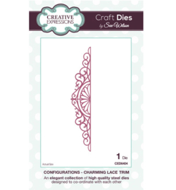 Creative Expressions CED6404 Charming Lace Trim