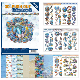 3-D Push out no 39 art. 3DPO10039 underwater world