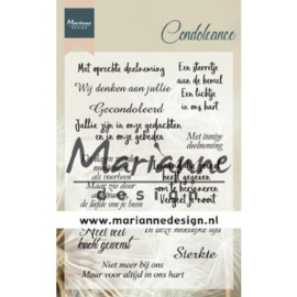 Marianne   design clearstamp   art. CS1041 condoleance