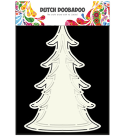 Dutch DooBaDoo 470713643 Card Art Xmas tree (2x)
