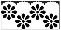 EK randpons Large  Border punch  Scallop Daisy all. art.54-50015 voorraad 3x