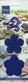 Creatable Marianne Design Ribbon flower 1   art.  LR 0108