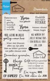 Marianne Design Clearstamp art CS 1004 Nieuwe woning