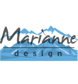 Marianne Design Horizon snowy mountains LR0493