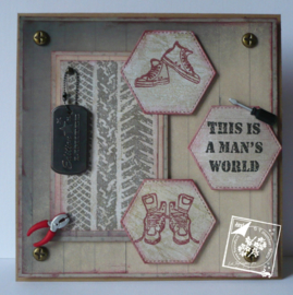 Joy Crafts 6410/0371 Mens Heart clear stamp