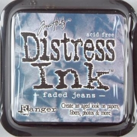 Distress Inkt Tim Holtz - Ranger   Art.  Krs. 0613  Faded Jeans