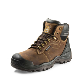 Heren Veiligheidsschoen Brown Crazy Horse S3 BSH009