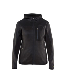 Dames Gebreid Vest met Softshell