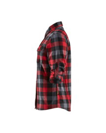 Dames Blouse rood/zwart