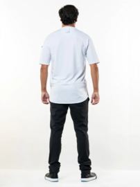 Heren Chef Jacket T-shirt Valente FX White Stretch