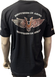 DVBA Leden Heren T-shirt zwart incl. logo's