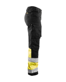 Dames HighVis broek met stretch