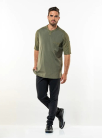 Heren Chef Jacket T-shirt Valente FX Moss Stretch