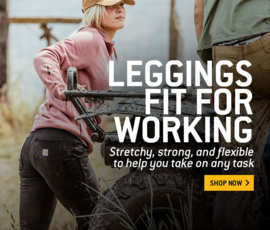 Dames Carhartt Force Utility Legging Black