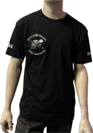 DVBA Leden Heren T-shirt zwart incl. logo's
