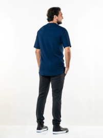 Heren Chef Jacket T-shirt Valente FX Navy Stretch