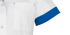 Dames Tuniek Jill Wit/Royal Blue