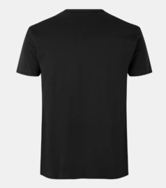DVBA Leden Heren T-shirt zwart incl. logo's (V-HALS)