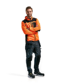 Heren Gebreid Vest met Softshell