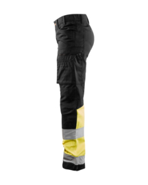 Dames HighVis broek met stretch