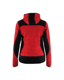 Dames Gebreid Vest met Softshell