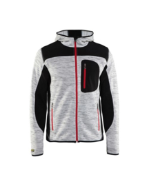 Heren Gebreid Vest met Softshell