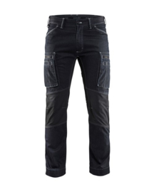 Heren Servicebroek Denim Stretch