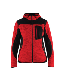 Dames Gebreid Vest met Softshell