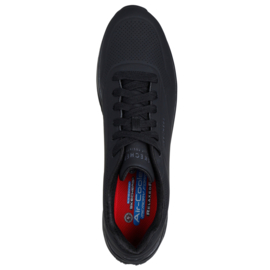 Dames Skechers Uno O1 Zwart Werkschoen SRC ESD