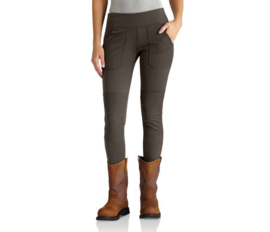 Dames Carthartt Force Utility Legging Dark Coffee