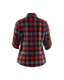 Dames Blouse rood/zwart