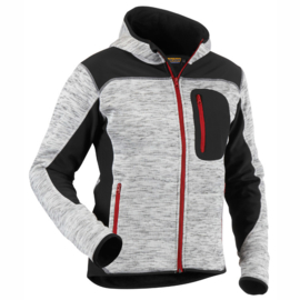 Dames Gebreid Vest met Softshell