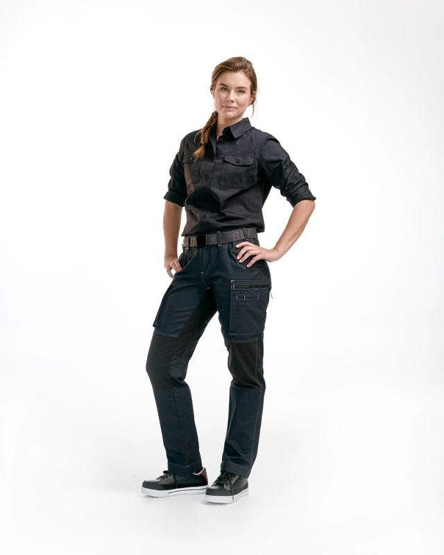 Overtreding Verwoesting koel Dames Service broek Denim Stretch | Dames Werkbroeken | WomenWorks.nl-  Veiligheidsschoenen en Werkkleding