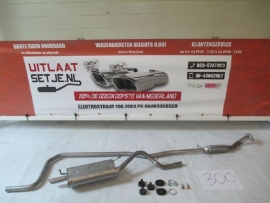 Complete uitlaat Ford Ka 1.3 bj. 96-2000 (300)