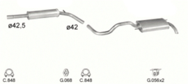 Complete Uitlaat Volkswagen Polo 6N 1.0 -1.3 -1.4 -1.6 (151)