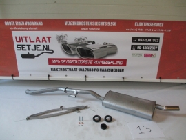 Complete Uitlaat BMW E30 318i 1.8  09-1987 tm 04-1995 (13)