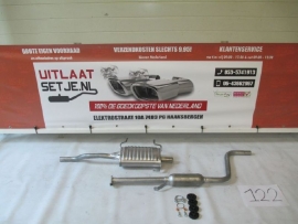 Complete uitlaat Suzuki Swift 1.0/1.3 5 Deurs  (122).