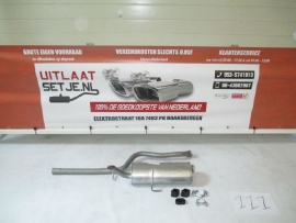 Complete Uitlaat Peugeot 106 1.0 -1.1 -1.5D (111)