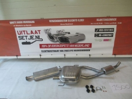 Complete Uitlaat Alfa 147 1.6 + 1.8 09-2000 tot 2008 (1500)