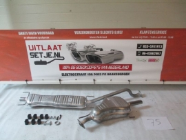 Complete Uitlaat Opel Astra G 1.6 16V 03-1998 tm 09-2004 (75)