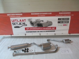 Complete uitlaat Daihatsu Cuore 0.8 08/1994 - 09/1998 (2114)