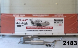 Complete uitlaat Toyota Yaris 1.3 16-V  Bouwjaar 1999 tot 2003 (2183)