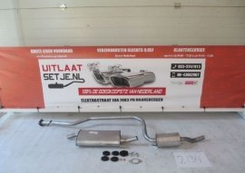 Complete Uitlaat Ford Fiesta 1.25 + 1.3 08-1995 tm 10-2002 (2134)