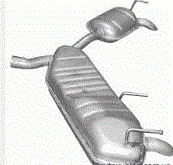 Einddemper Opel Signum