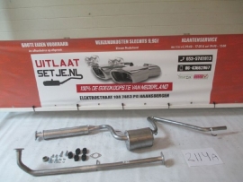 Complete uitlaat Daihatsu Cuore 0.8 03/1990 - 07/1994 (2114a)