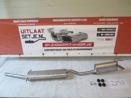 Complete Uitlaat Fiat Multipla 1.9 04-1999 tm 2001 (2158)