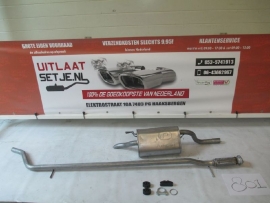 Complete Uitlaat Fiat Punto II 1.2i 8v (801)