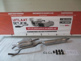 Complete Uitlaat Opel Zafira 1.6/ 1.8 (schuifverbinding) 2003 tm 06/2005 (1402)